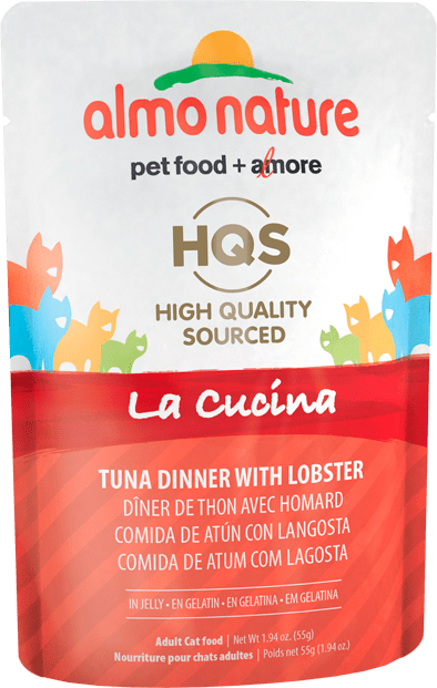 Almo Nature HQS La Cucina Tuna Dinner With Lobster In Jelly